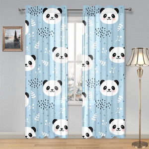 Cute panda pattern Gauze Curtain
