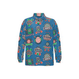 Darts Pattern Print Design 02 Men's Long Sleeve Polo Shirt