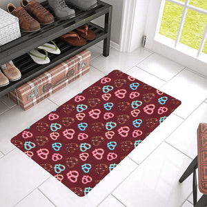 Pretzels Pattern Print Design 05 Doormat