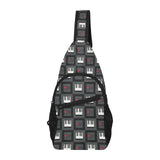 Piano Pattern Print Design 05 All Over Print Chest Bag