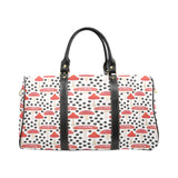 Red mushroom dot pattern Travel Bag