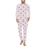 Yorkshire Terrier Pattern Print Design 02 Men's All Over Print Pajama
