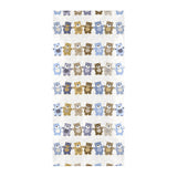 Teddy Bear Pattern Print Design 02 Beach Towel