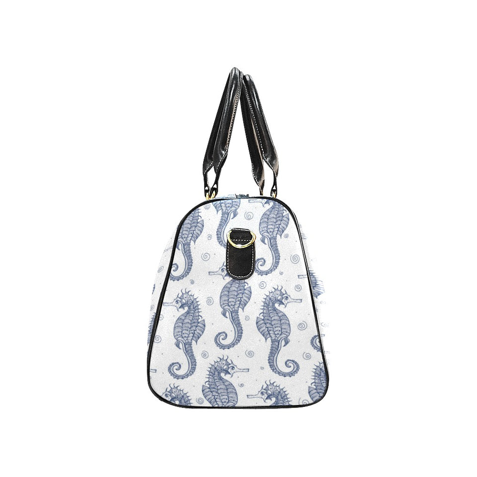 Seahorse pattern background Travel Bag