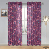 Eiffel Tower Heart Pattern Print Design 04 Gauze Curtain