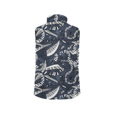 Piano Pattern Print Design 02 Women's Padded Vest