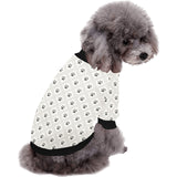 Dog Paws Pattern Print Design 03 All Over Print Pet Dog Round Neck Fuzzy Shirt