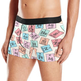 Chemistry Periodic Table Pattern Print Design 02 Men's All Over Print Boxer Briefs Men's Underwear