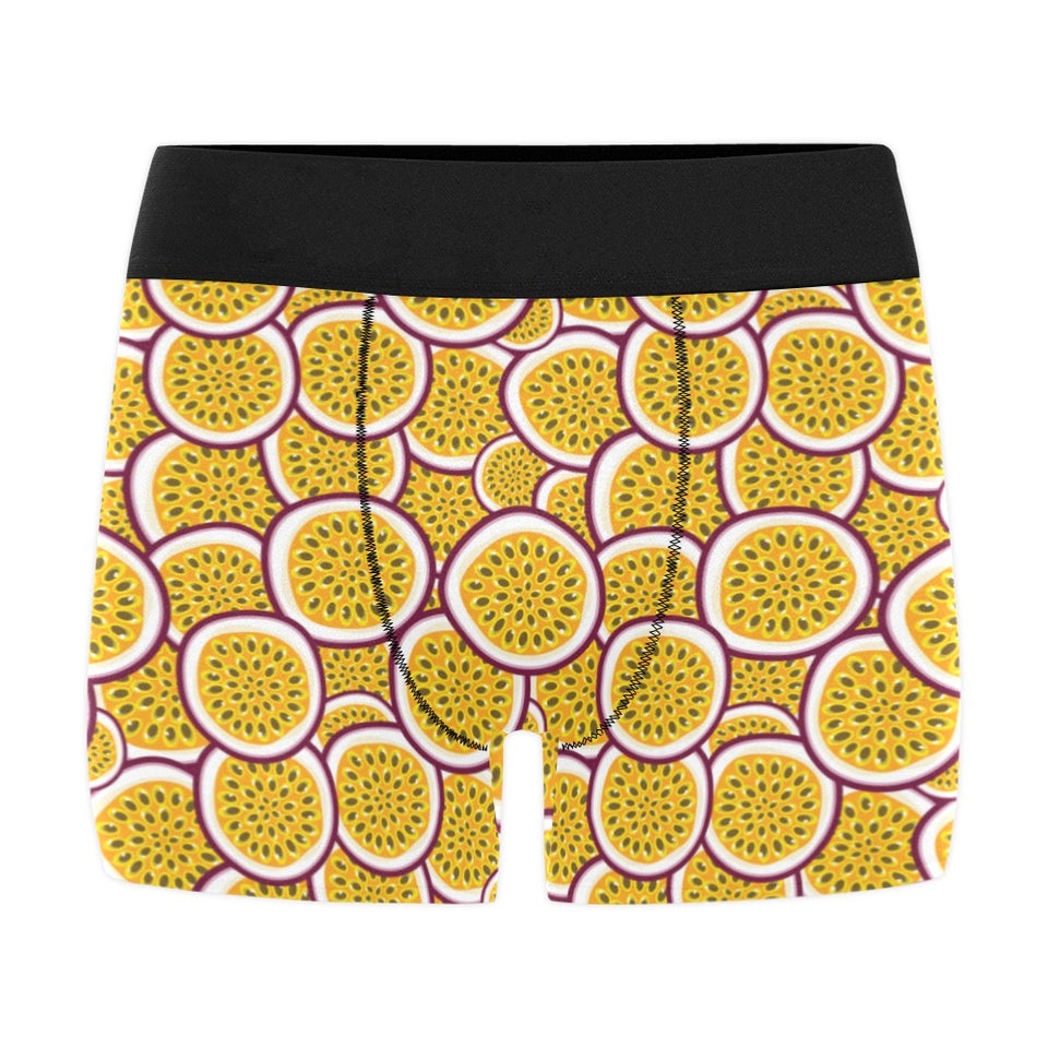 Passion fruits slice pattern Men's All Over Print Boxer Briefs Men's Underwear
