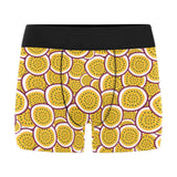 Passion fruits slice pattern Men's All Over Print Boxer Briefs Men's Underwear