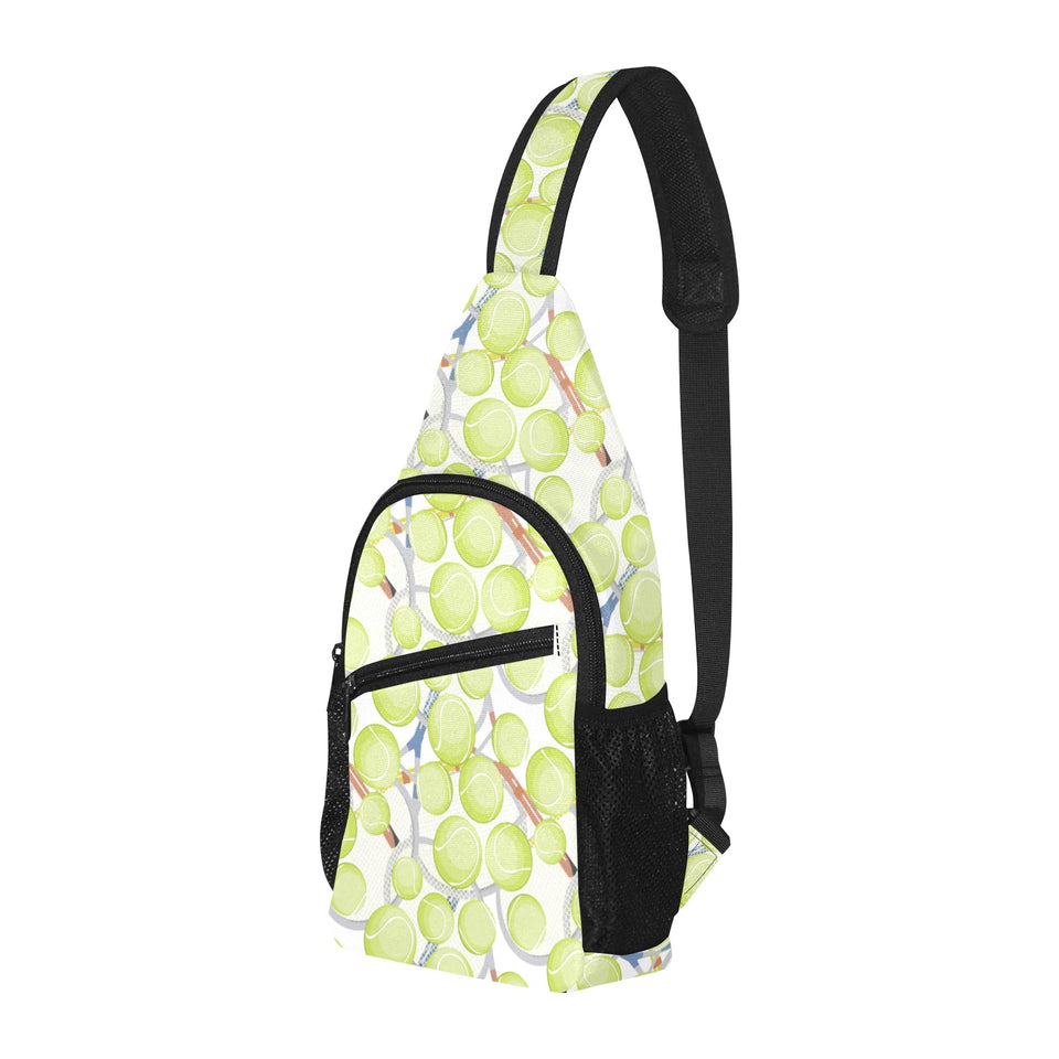 Tennis Pattern Print Design 01 All Over Print Chest Bag