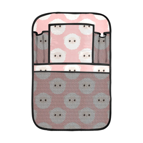 Cute sheep pattern Car Seat Back Organizer