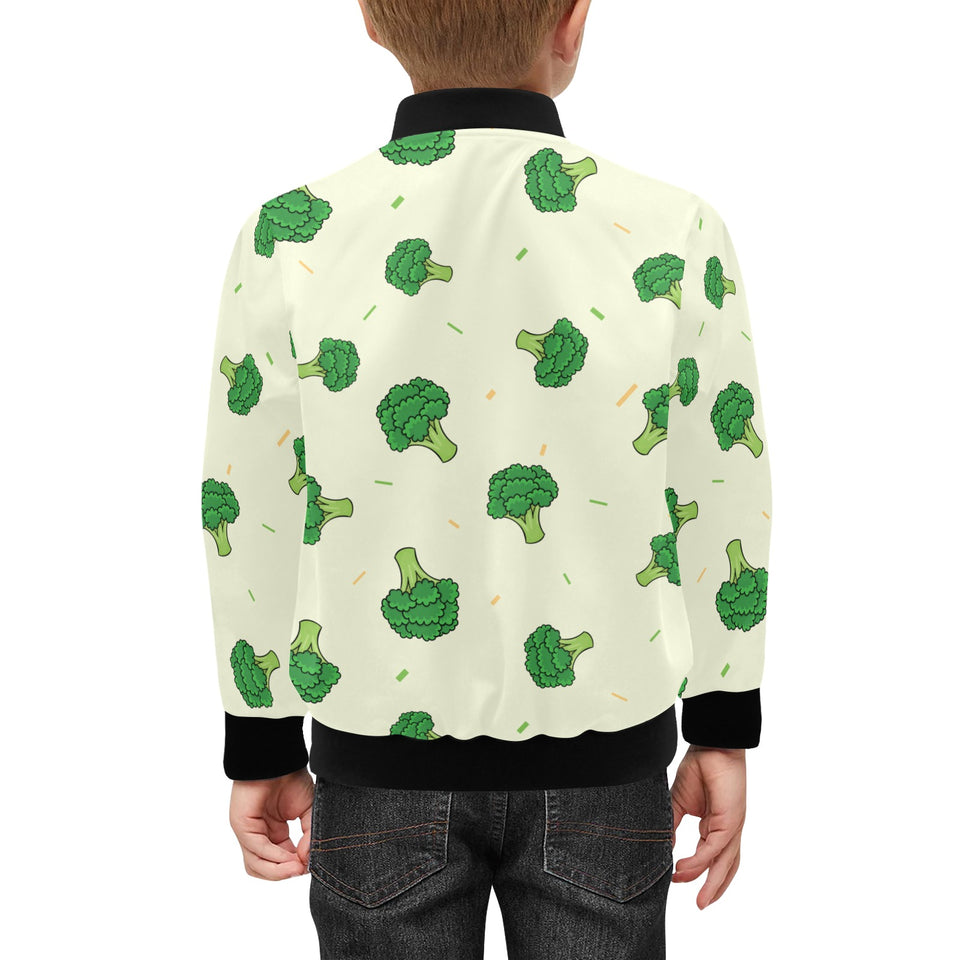 Broccoli pattern Kids' Boys' Girls' Bomber Jacket