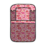 Lips Pattern Print Design 01 Car Seat Back Organizer