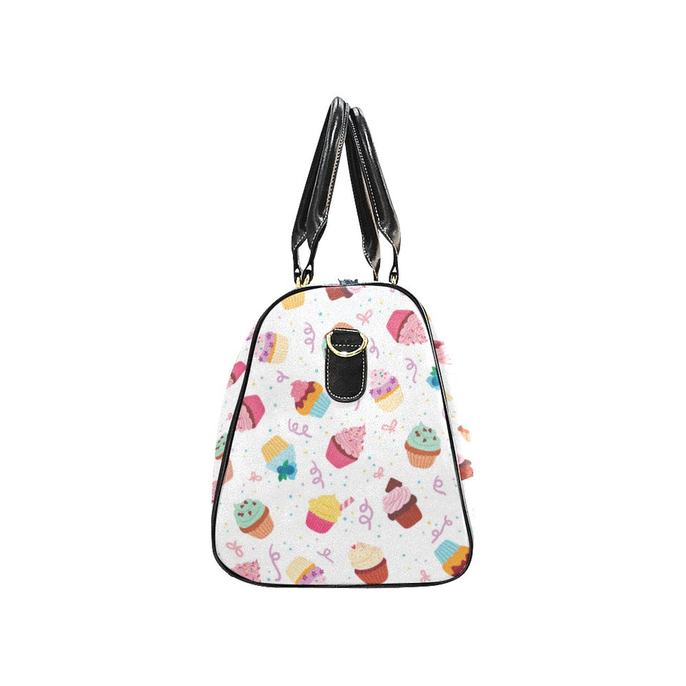 Cake cupcake design pattern Travel Bag