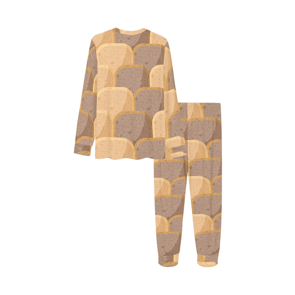 Bread Toast Pattern Print Design 04 Kids' Boys' Girls' All Over Print Pajama Set