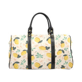 lemon flower leave pattern Travel Bag