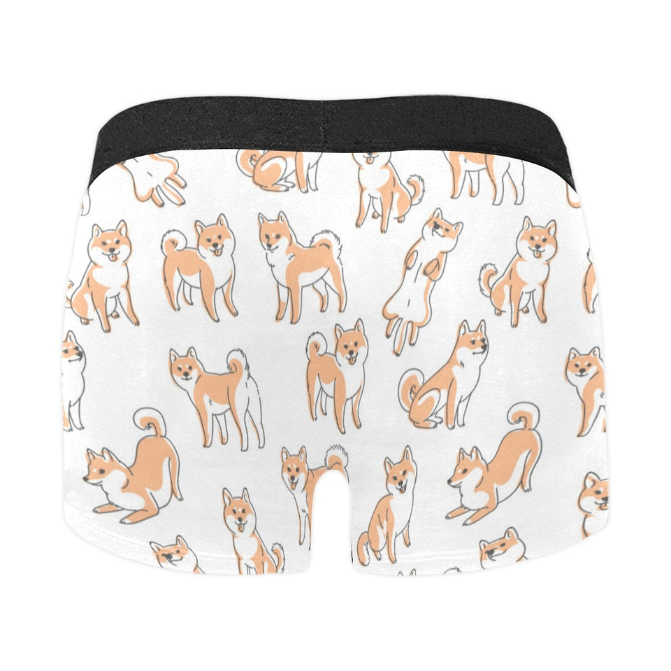 shiba inu dog pattern Men's All Over Print Boxer Briefs Men's Underwear