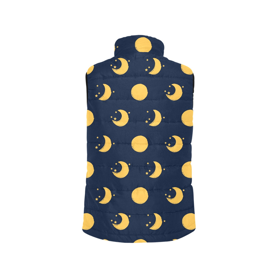 Moon star pattern Men's Padded Vest