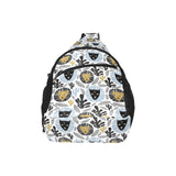 Lion Pattern Print Design 05 All Over Print Chest Bag