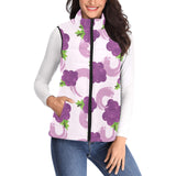 Cute Grape pattern Women's Padded Vest
