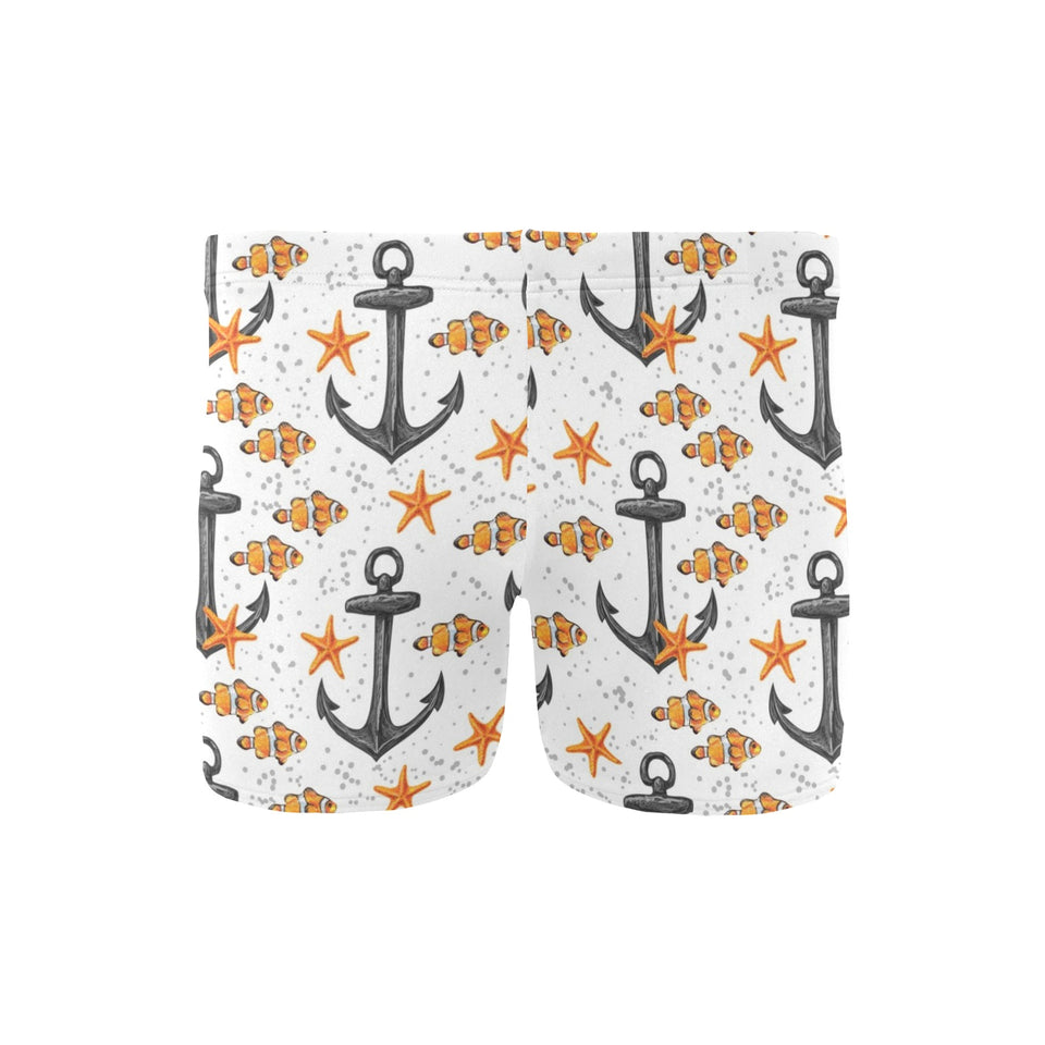 Clown Fish Pattern Print Design 02 Men's Swimming Trunks