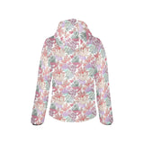 Coral Reef Pattern Print Design 03 Women's Padded Hooded Jacket