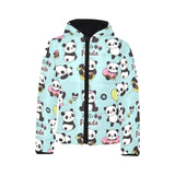 Cute baby panda pattern Kids' Boys' Girls' Padded Hooded Jacket