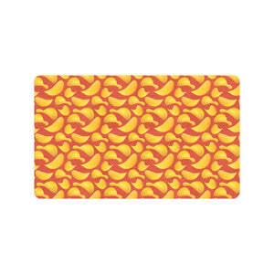 Potato Chips Pattern Print Design 05 Doormat