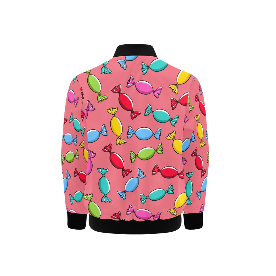 Colorful wrapped candy pattern Kids' Boys' Girls' Bomber Jacket