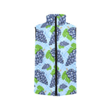 Watercolor grape pattern Men's Padded Vest