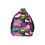 heart dot wave star creative design pattern All Over Print Chest Bag
