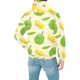 Durian pattern Men's Padded Hooded Jacket
