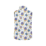 Snail Pattern Print Design 05 Men's Padded Vest