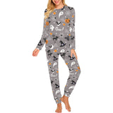 Halloween design pattern Women's All Over Print Pajama Set