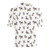Chihuahua dog pattern Men's All Over Print Polo Shirt