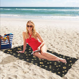 Dog Paws Pattern Print Design 05 Beach Towel