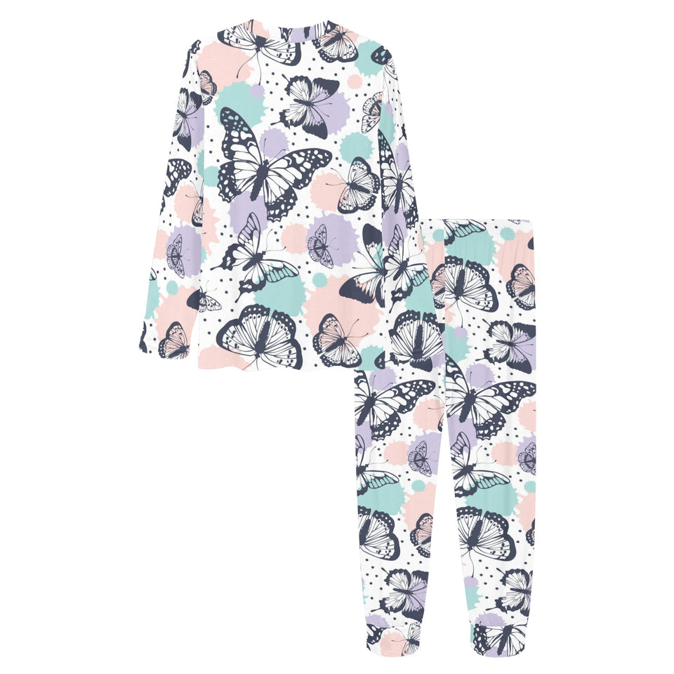 Butterfly pattern Women's All Over Print Pajama Set