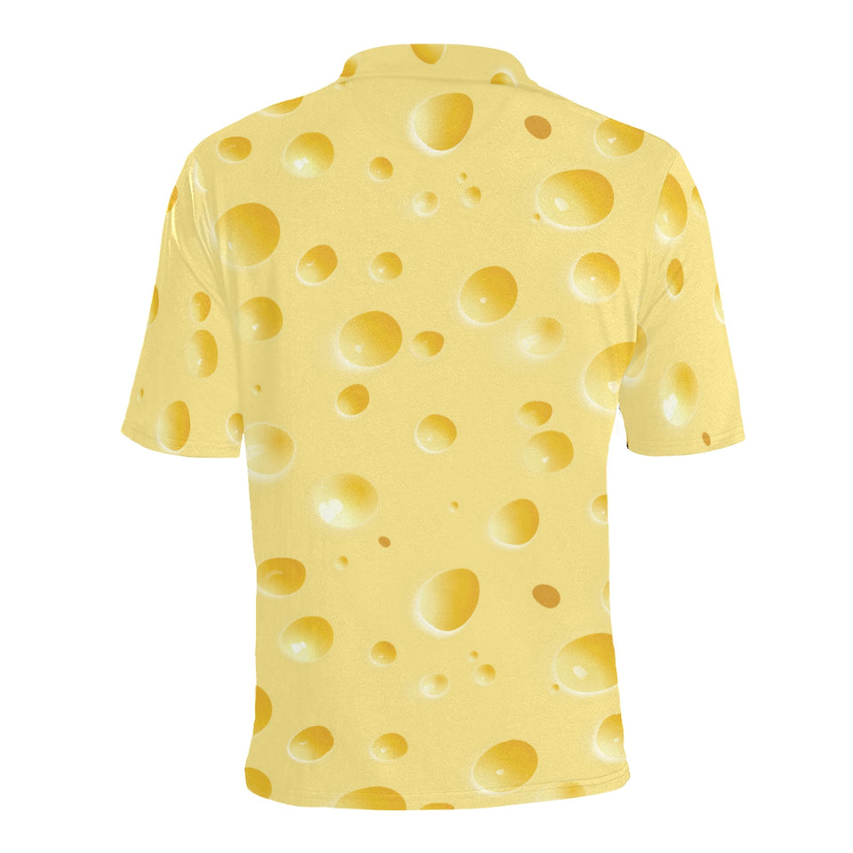 Cheese texture Men's All Over Print Polo Shirt