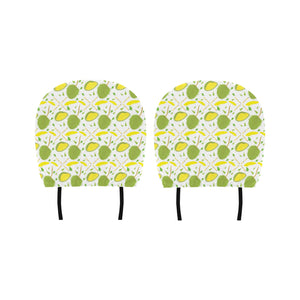 Durian pattern background Car Headrest Cover