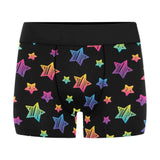 Colorful star pattern Men's All Over Print Boxer Briefs Men's Underwear