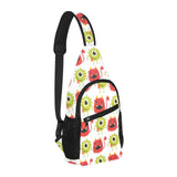Alien Pattern Print Design 05 All Over Print Chest Bag