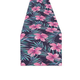 Hibiscus Pattern Print Design 05 Table Runner