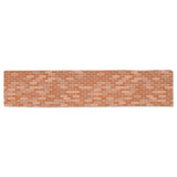 Brick Printed Pattern Print Design 02 Table Runner