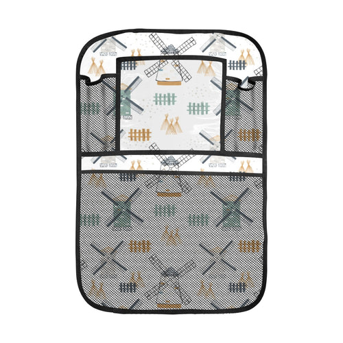windmill pattern Car Seat Back Organizer