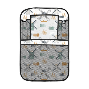 windmill pattern Car Seat Back Organizer