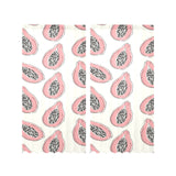 papaya pattern Gauze Curtain