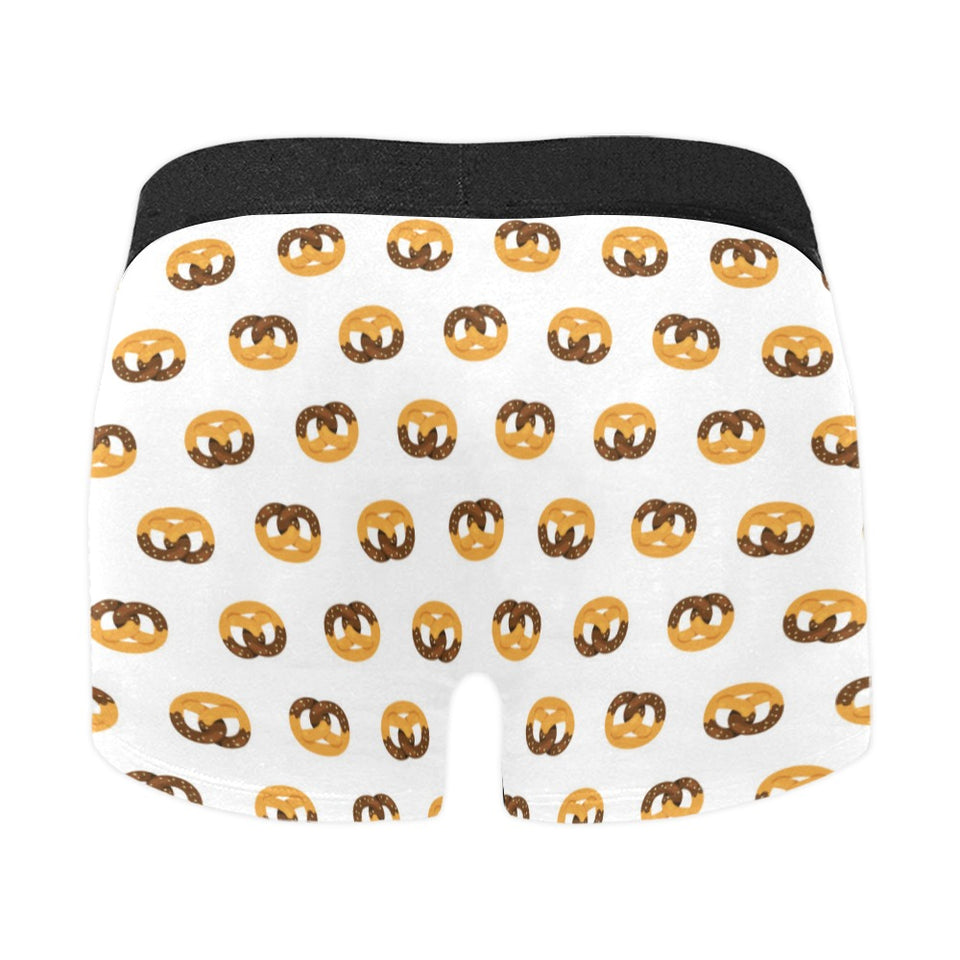 Pretzels Pattern Print Design 02 Men's All Over Print Boxer Briefs Men's Underwear