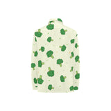 Broccoli pattern Women's Long Sleeve Polo Shirt