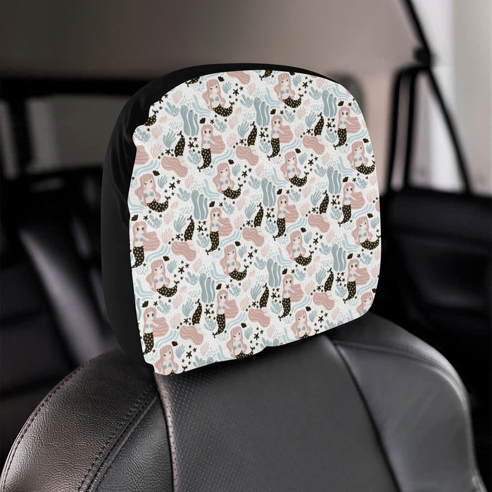 cute mermaid pattern Car Headrest Cover